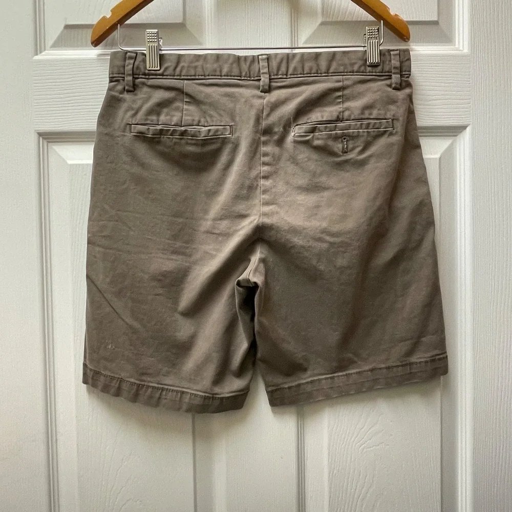 Banana‎ Republic Men's Sz 30 Brown Distressed Chino Shorts Preppy Casual